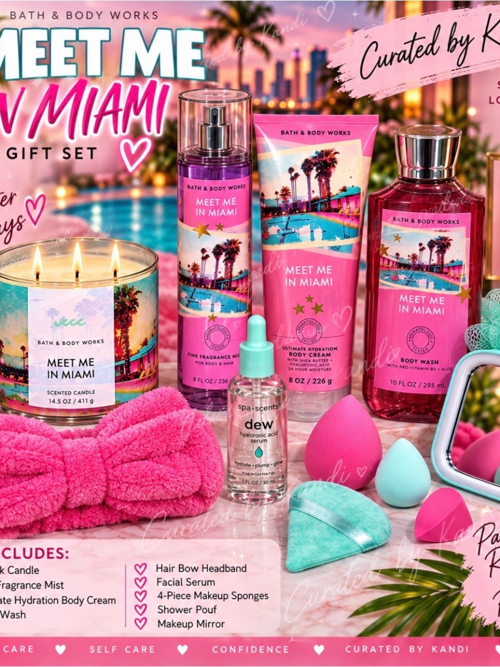 Bath & Body Works MEET ME IN MIAMI Luxury Gift Set